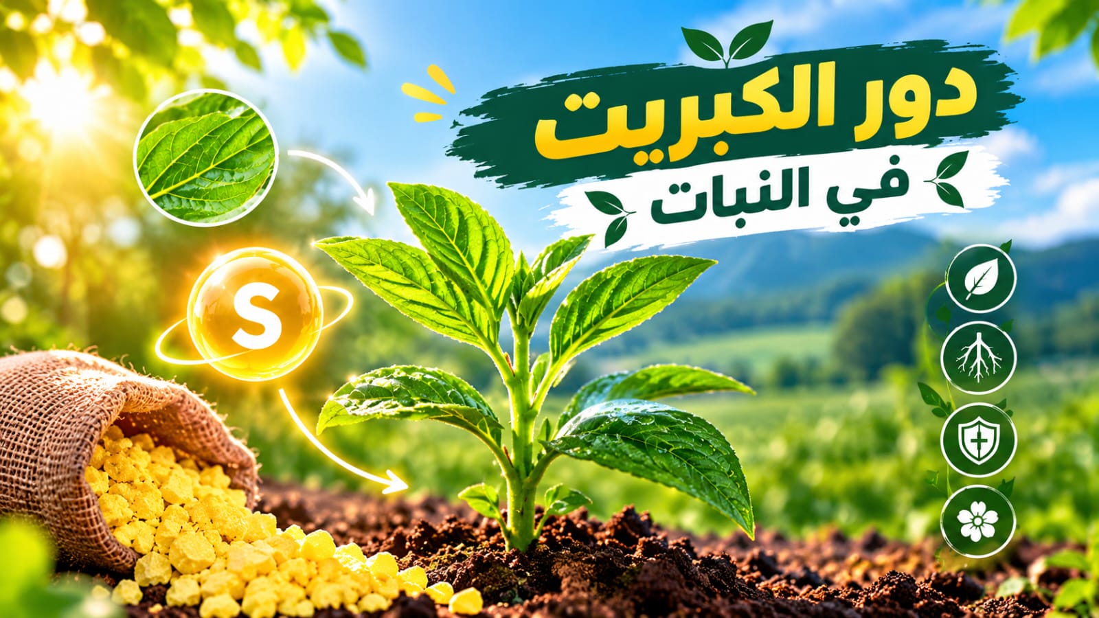 دور الكبريت في النبات